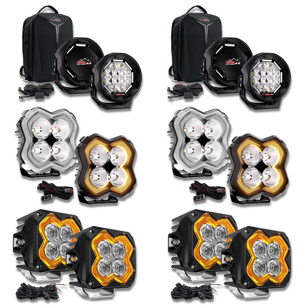 Hornet5×4 Light + Xplore4×4 Light + Orion4×4 Light