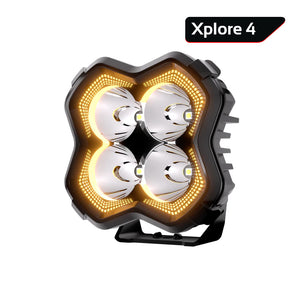 Xplore4 LED AUXILIARY LIGHT POD PAIR - UNIVERSAL