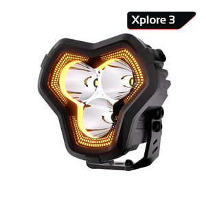 Xplore3 LED AUXILIARY LIGHT POD PAIR - UNIVERSAL