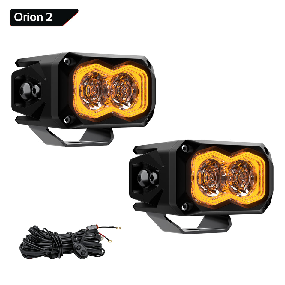 Orion2 LED AUXILIARY LIGHT POD PAIR - UNIVERSAL