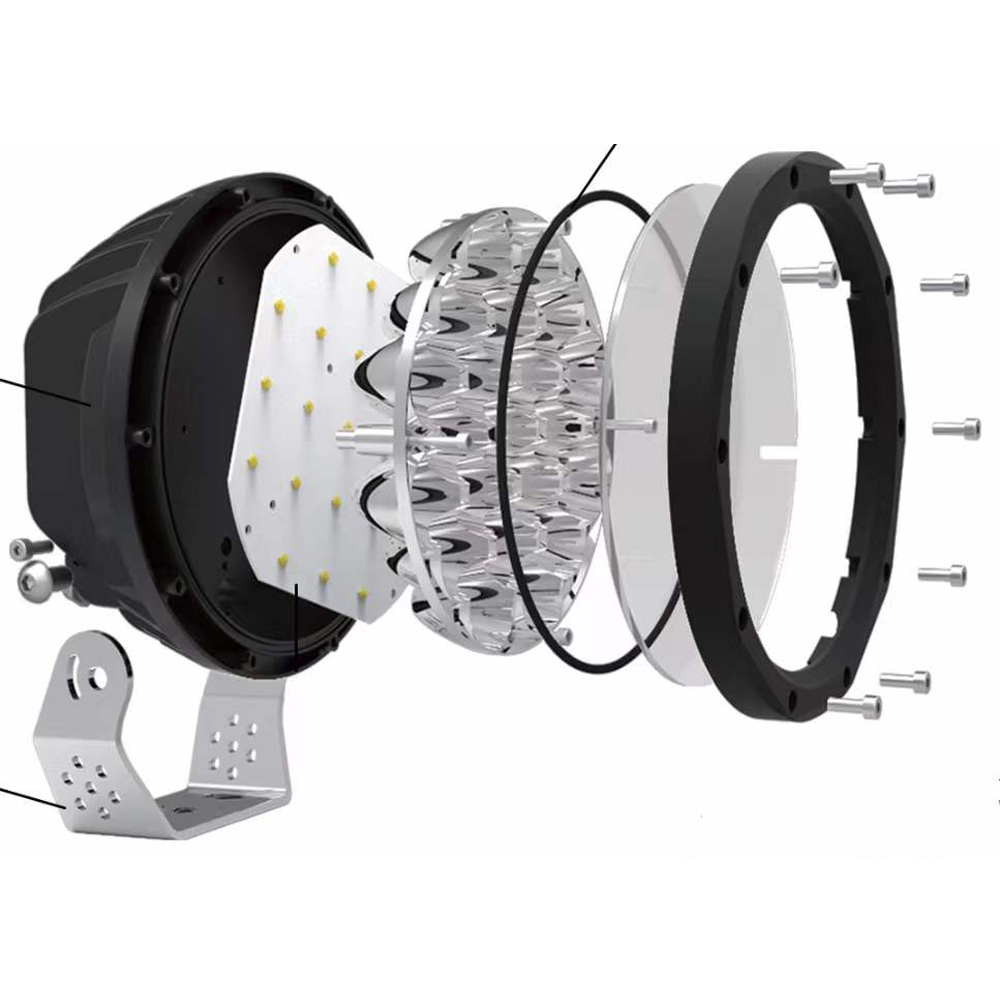 LED Collection - Driving Light HM-F032 exploded diagram