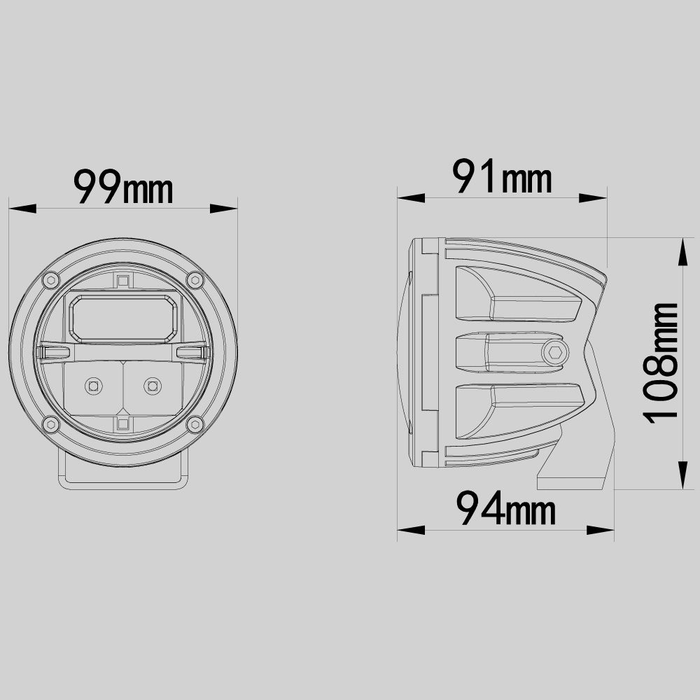 LED Collection -OSRAM Driving Light HM-2138B