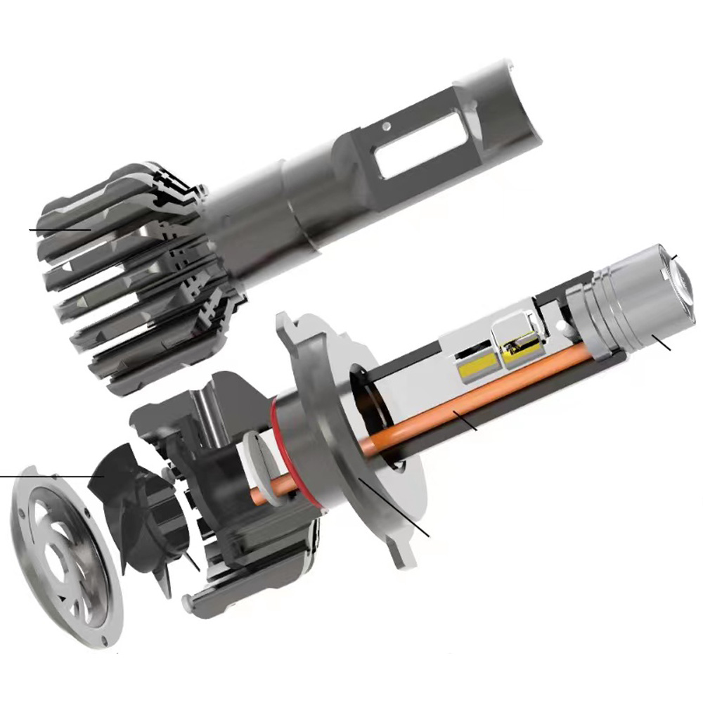 Laser Work Light HM-V5-H4 exploded diagram