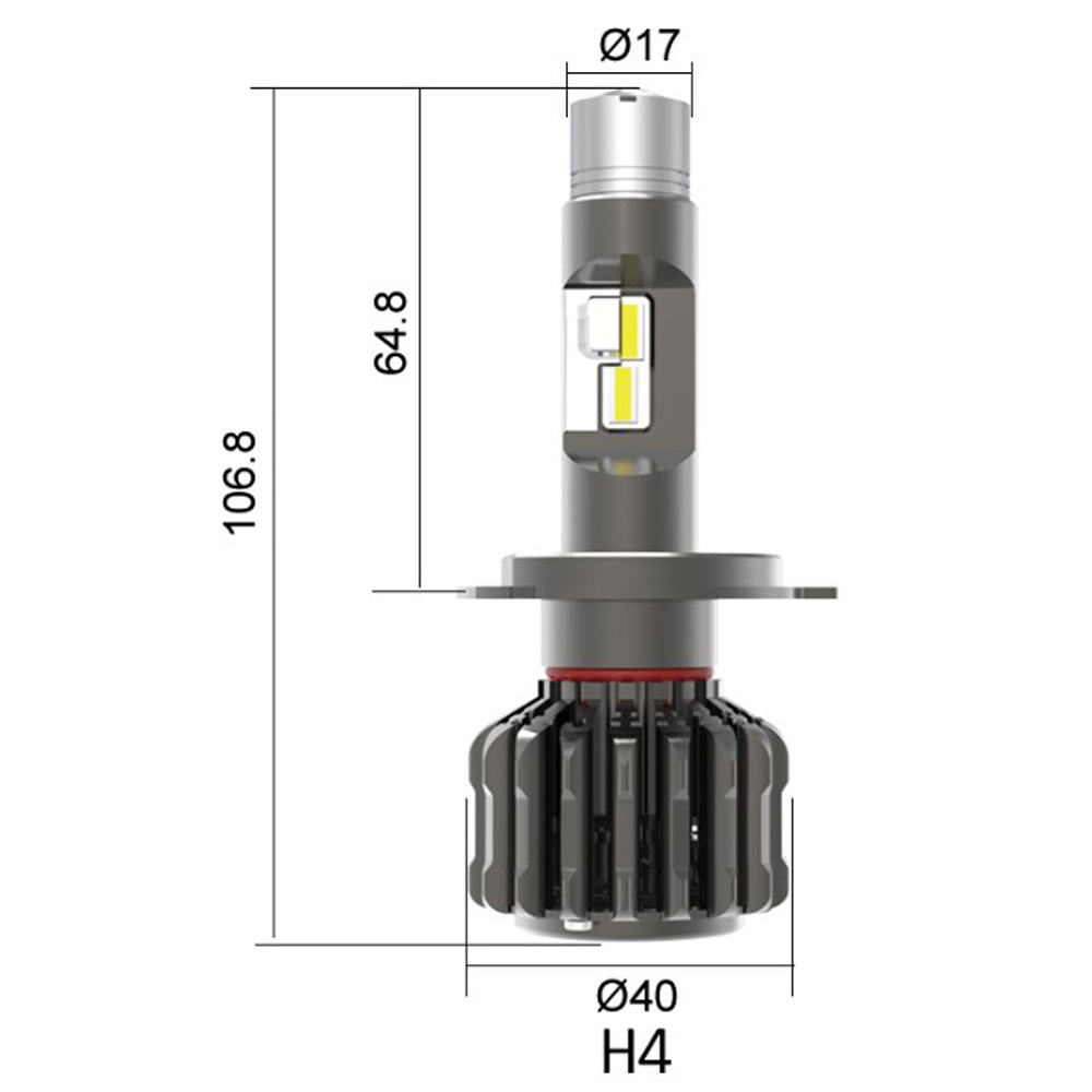 Laser Work Light HM-V5-H4 size