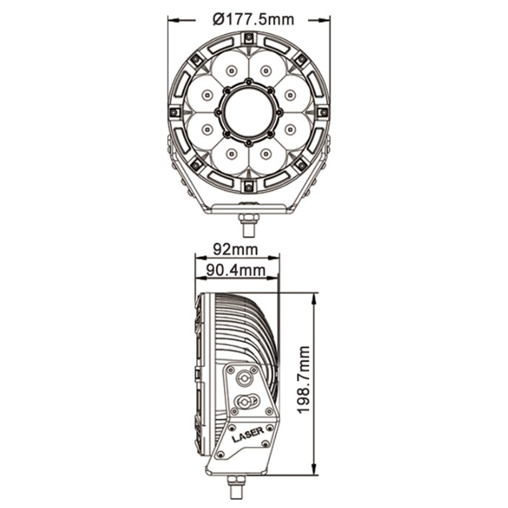 SMART CONTROL COLLECTION - DRIVING LIGHT HM-19009-A