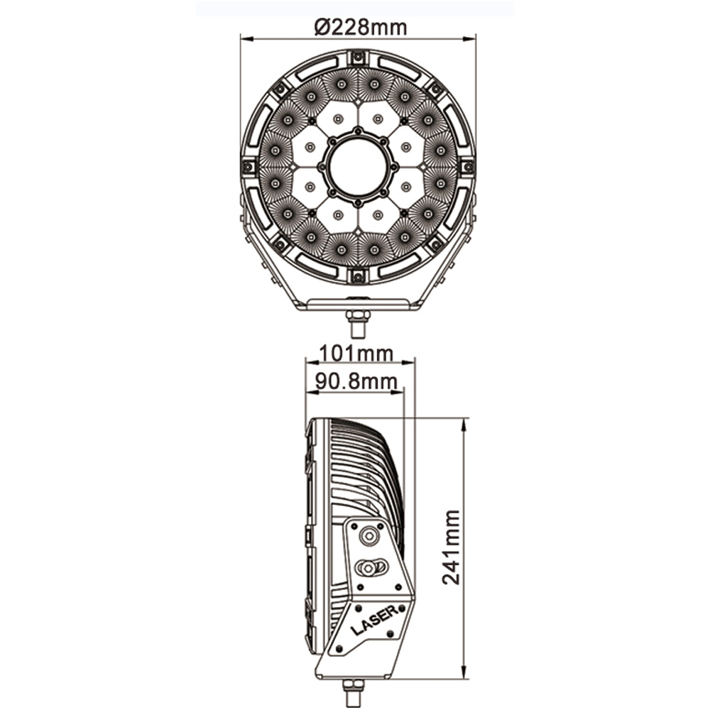 SMART CONTROL COLLECTION - DRIVING LIGHT HM-19025-A