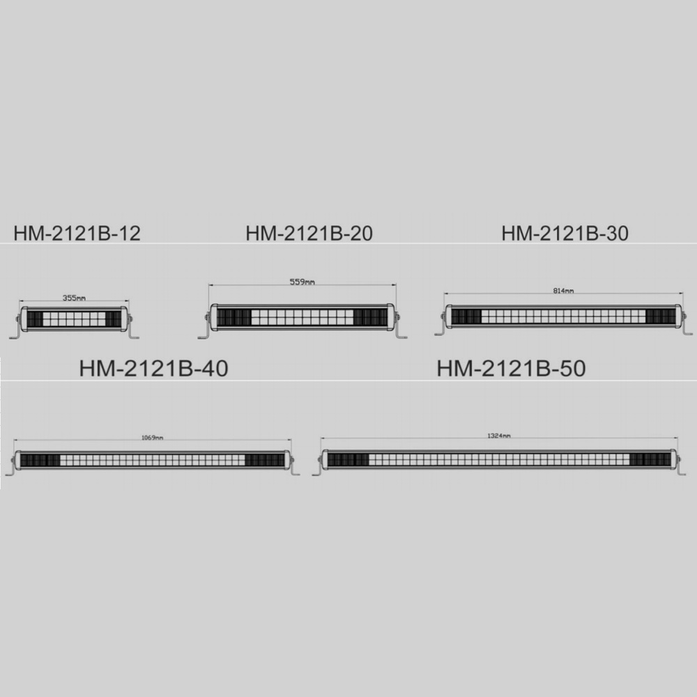 LED HM-2121B Series - OSRAM LED Light Bar