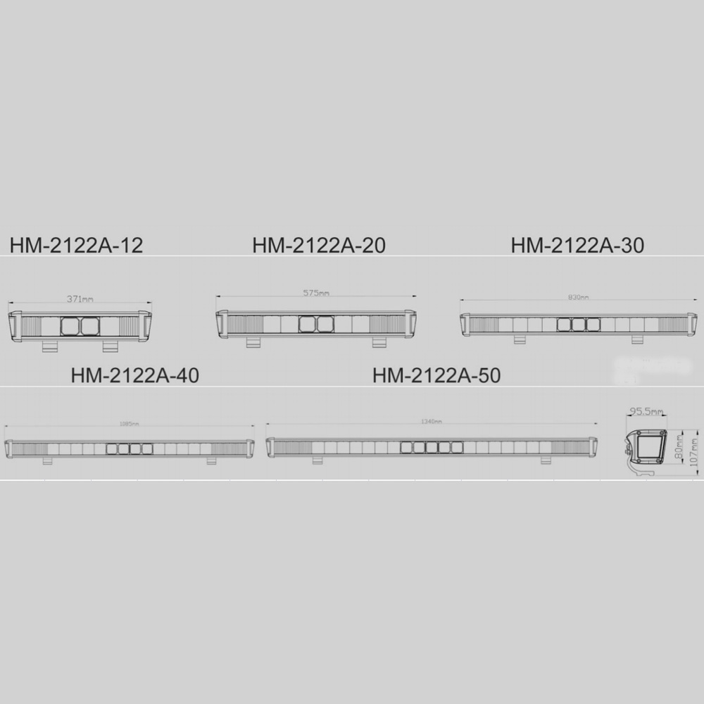 LED HM-2122A Series - OSRAM LED Light Bar