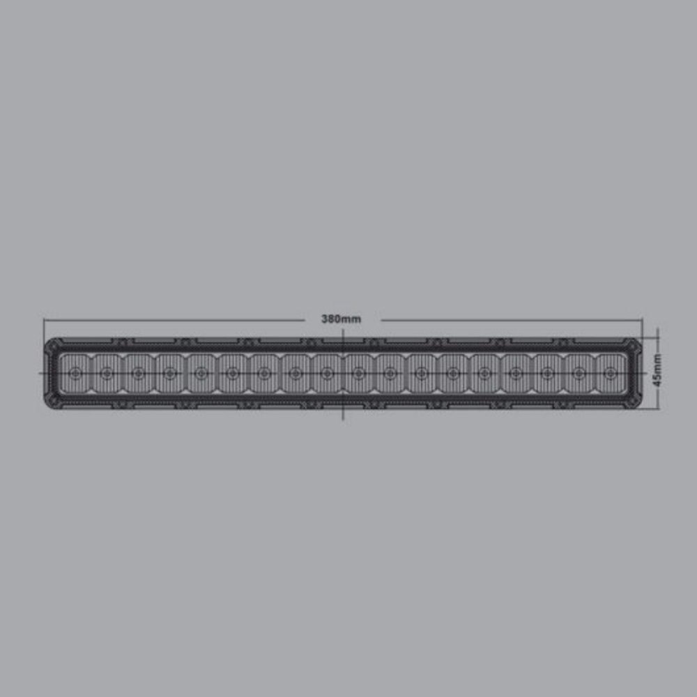 LED Number Plate Series Light Bar HM-19018-N-F